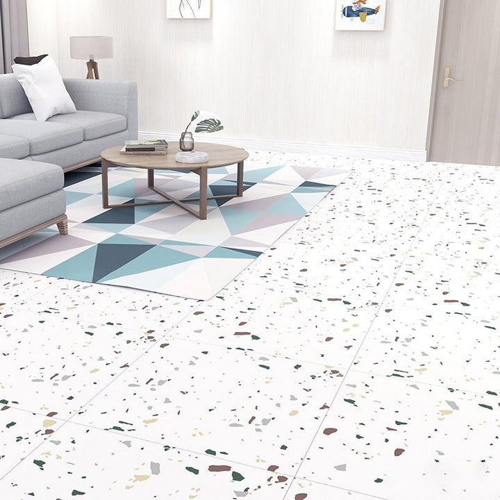 Lisslune | Indoor Vinyl Floor Peel and Stick Square PVC Stain Resistant Vinyl Floor