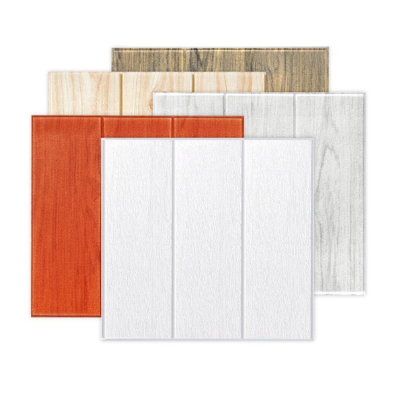 Lisslune | Modern Wall Cladding Peel and Stick Wood Look Design Wall Cladding