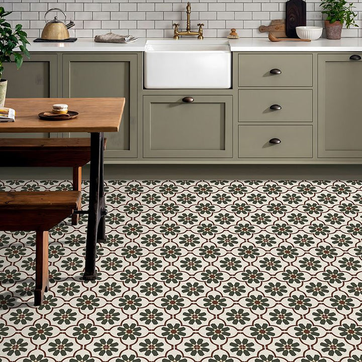 Lisslune | Single Tile Wallpaper Square PVC Peel & Stick Field Tile with Waterproof