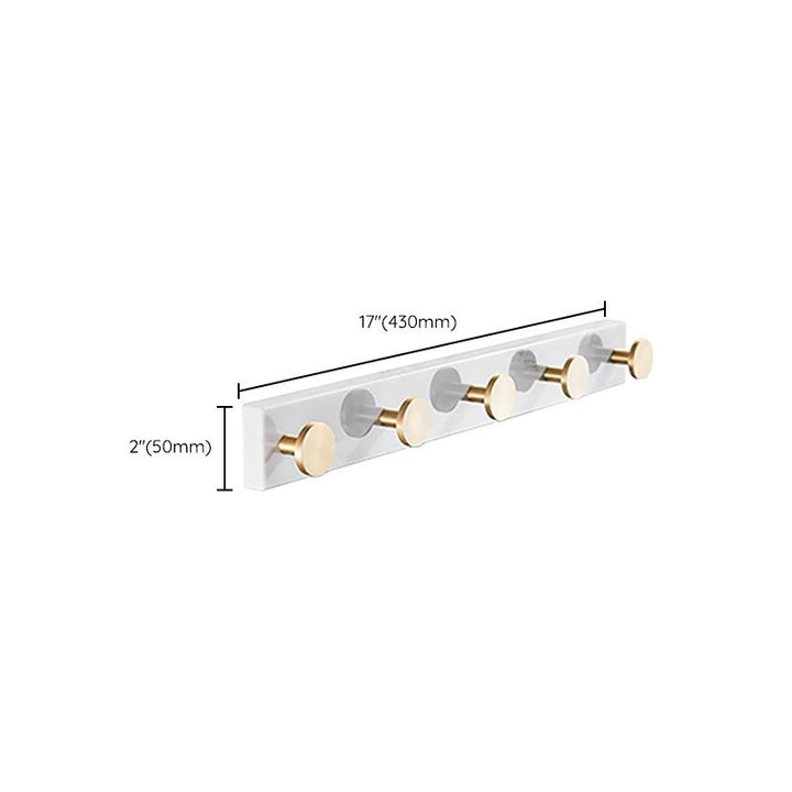 Lisslune | Metal and Marble Bathroom Accessory Individually or in Set in Gold