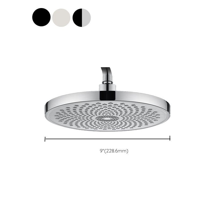 Lisslune | Round solid shower metal modern shower head combination for the bathroom