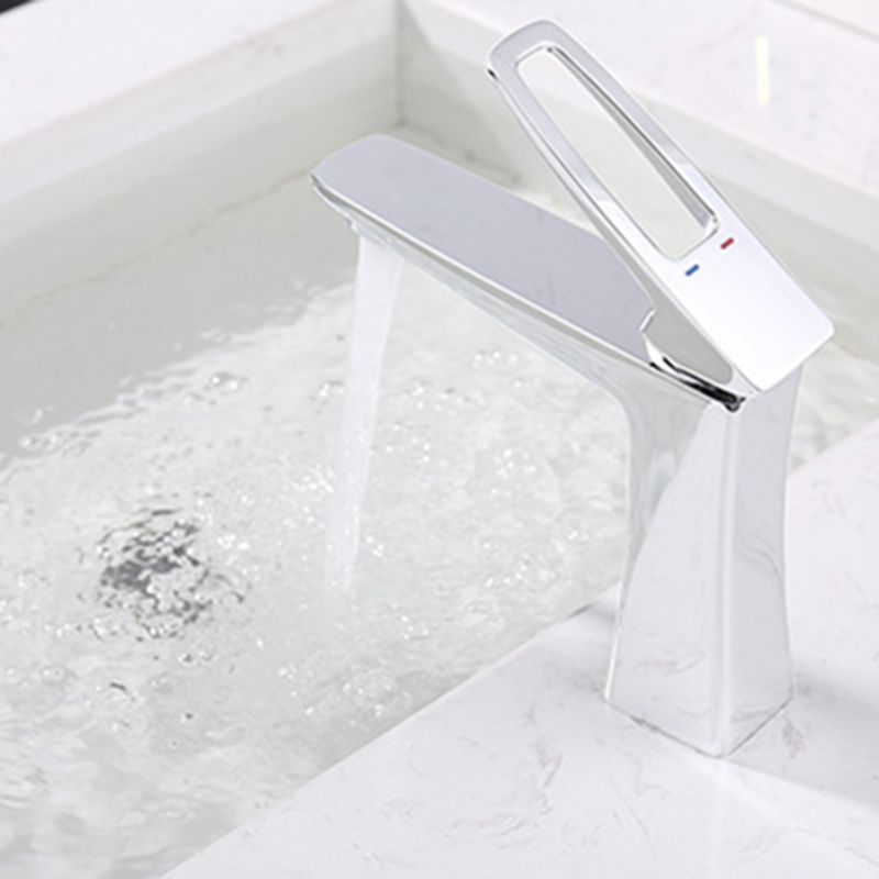 Lisslune | Glam Vessel Sink Faucet Brass Lever Handles with Drain Assembly Sink Faucet