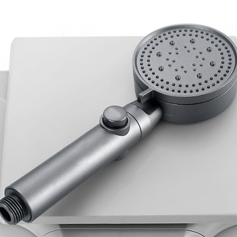 Lisslune | Contemporary Round Hand Shower Adjustable Spray Pattern Wall Mounted Shower Head