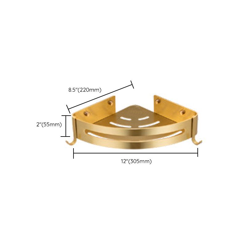 Lisslune | Modern Bathroom Hardware Paper Holder Bathroom Shelf Gold Bathroom Accessories Set