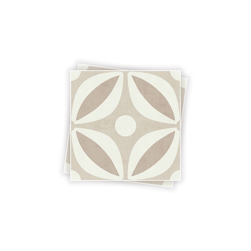 Lisslune | Square Stain-Resistant Peel & Stick Tile with Pattern Single Tile for Splash Wall