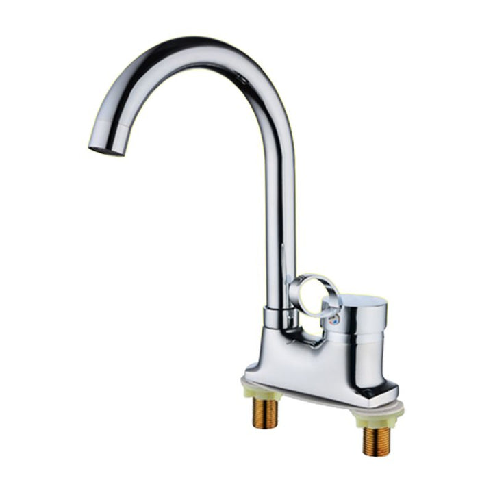 Lisslune | 1or2-Handle Brushed Nickel Widespread Faucet 2 Hole Center Set Sink Faucet
