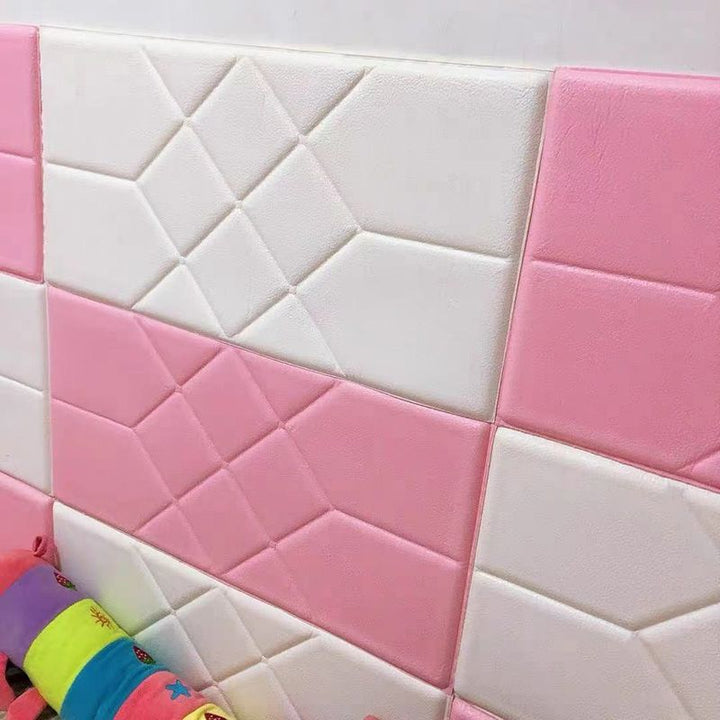 Lisslune | 3D Embossed Foam Wall Panel Living Room Waterproof Wall Panel