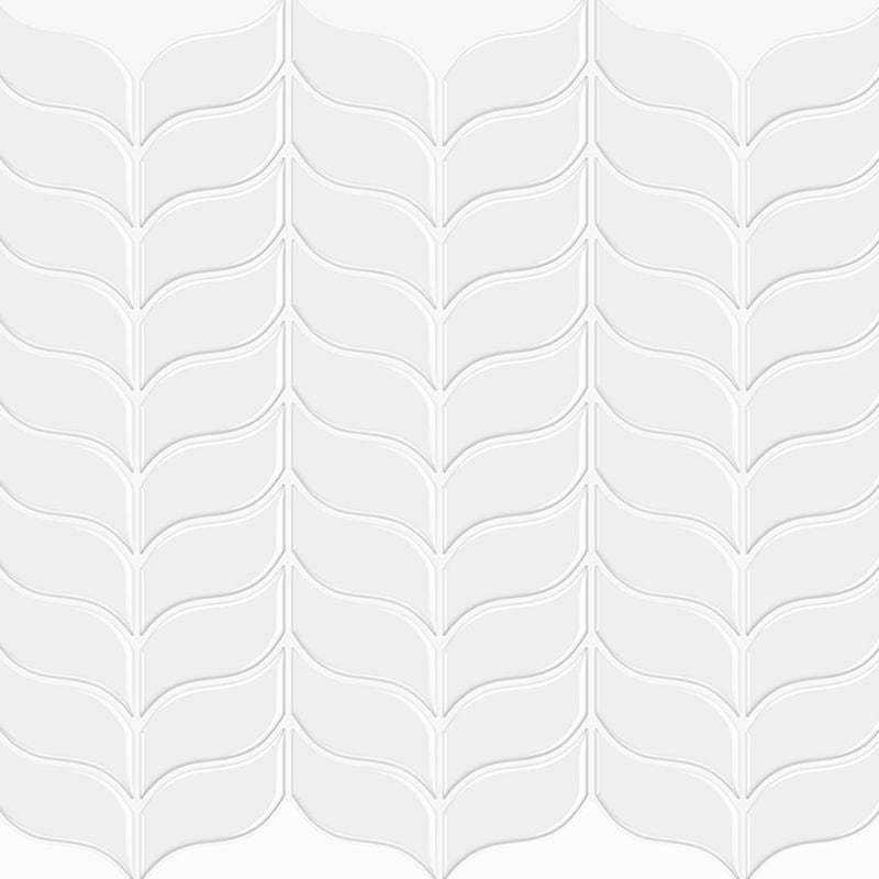 Lisslune | Mosaic tile Peel & Stick Tile PVC Kitchen backsplash Peel and Stick Wall Tile Set of 2