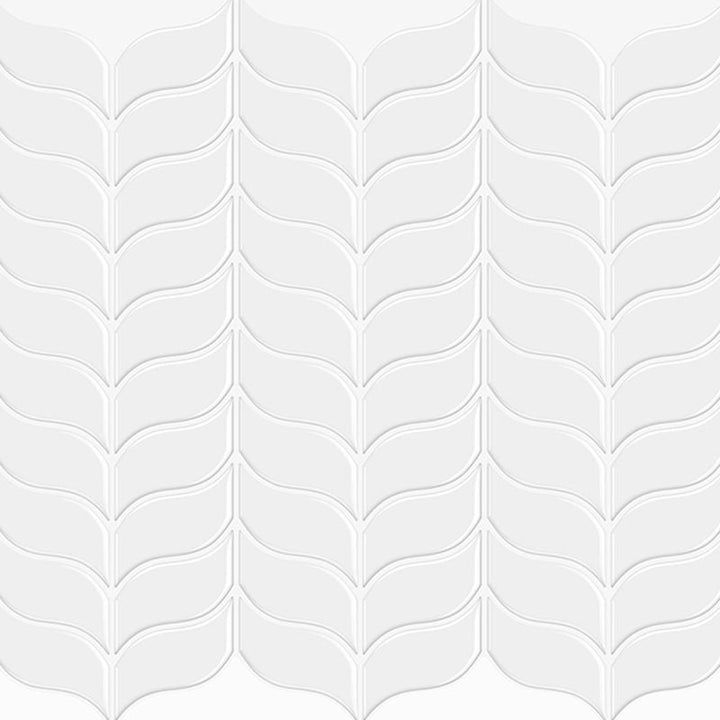 Lisslune | Mosaic tile Peel & Stick Tile PVC Kitchen backsplash Peel and Stick Wall Tile Set of 2