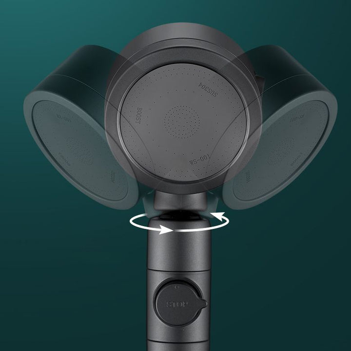 Lisslune | Plasti Showerhead Contemporary Handheld Showerhead with Adjustable Water Flow