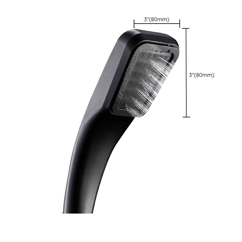 Lisslune | Contemporary Showerhead Round Handheld Showerhead Combination in Black