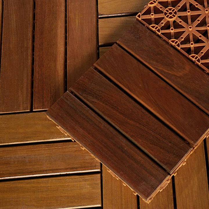 Lisslune | Traditional Floor Tile Interlocking Composite Outdoor Flooring Floor Tile