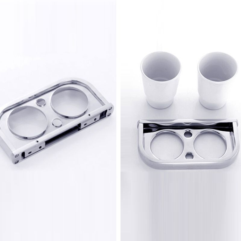 Lisslune | Modern Stainless Steel Bathroom Fixtures Set Towel Bar Bathroom Shelf Bathroom Accessory Set