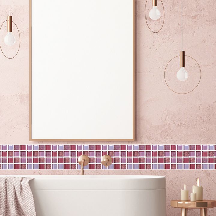 Lisslune | Modern backsplash tile Smooth Self-adhesive wall tile for the bathroom