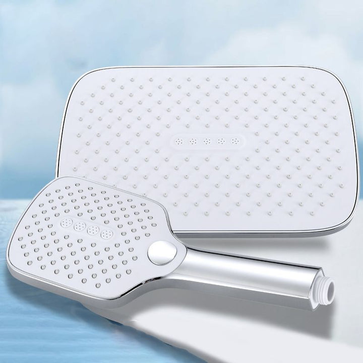 Lisslune | Modern Bathroom Standard Shower Head Rainfall Square Ceiling Mounted Shower Head