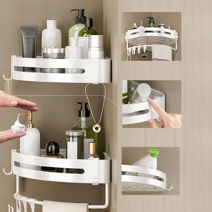 Lisslune | Simple Bathroom Accessories Hardware Set Bathroom Shelf Bathroom Accessories Kit