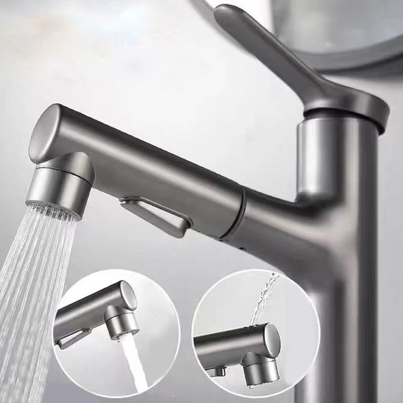 Lisslune | Contemporary Style Faucets Widespread Lever Handles Faucets for Bathroom