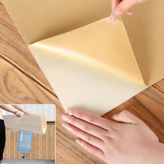 Lisslune | Modern Tin Back Panel 3D Wall Ceiling Wood Grain Design