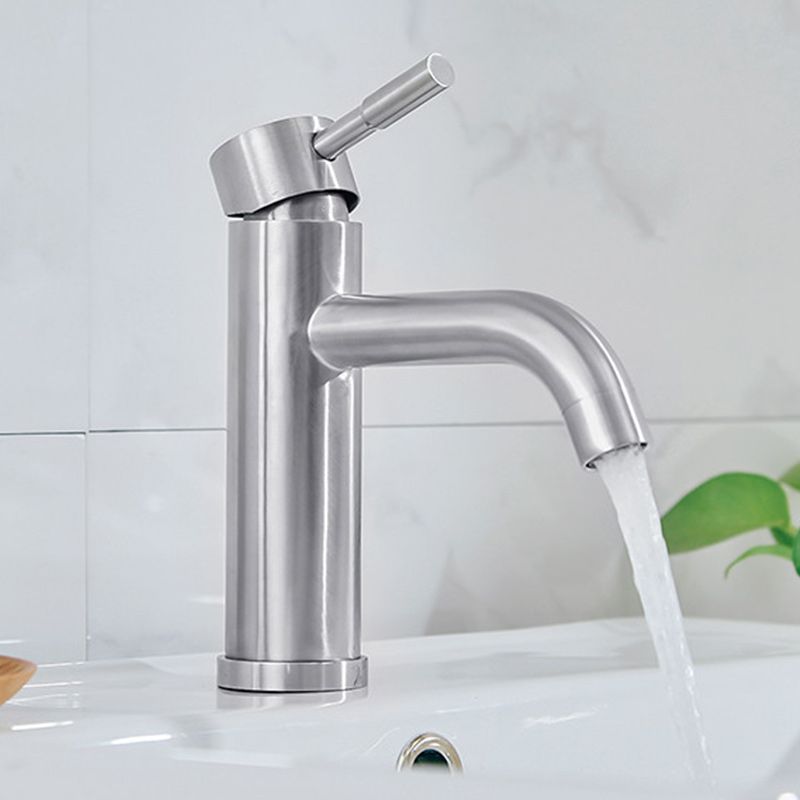 Lisslune | Contemporary Vessel Faucet Single Handle Low Arc Copper Vessel Faucet