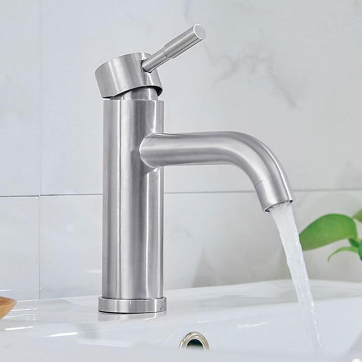 Lisslune | Contemporary Vessel Faucet Single Handle Low Arc Copper Vessel Faucet