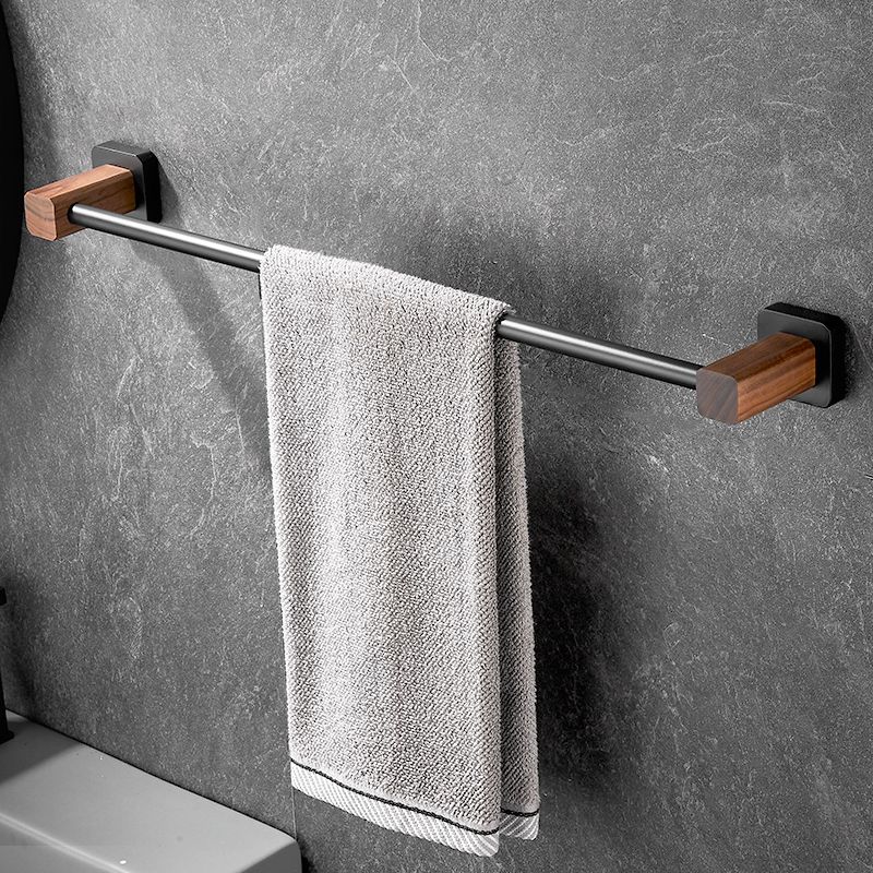 Lisslune | Modern black bathroom set bathroom shelf towel bar bathroom accessories set