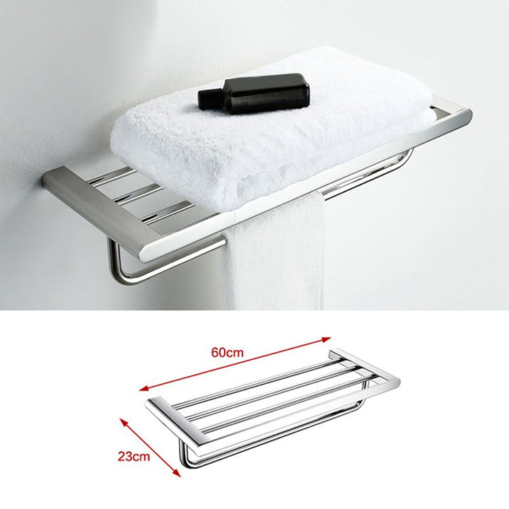 Lisslune | Contemporary bathroom accessories single item or in set in silver