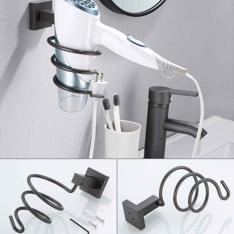 Lisslune | Modern Bathroom Accessories Hardware Set Gray Bathroom Hardware Set
