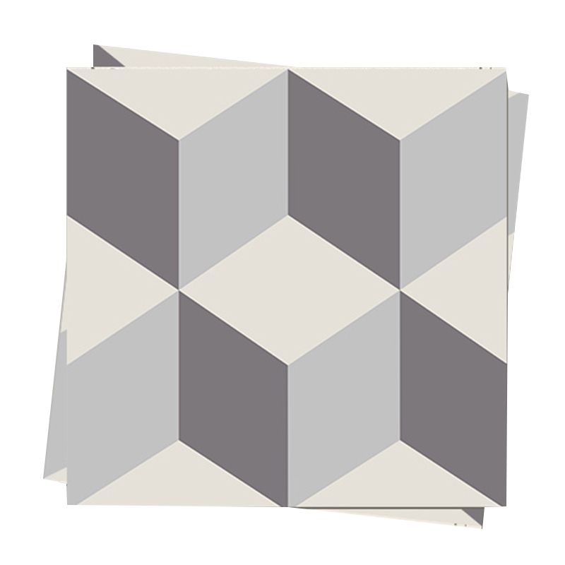 Lisslune | Square Indoor Vinyl Floor Peel and Stick 3D Print Vinyl Floor