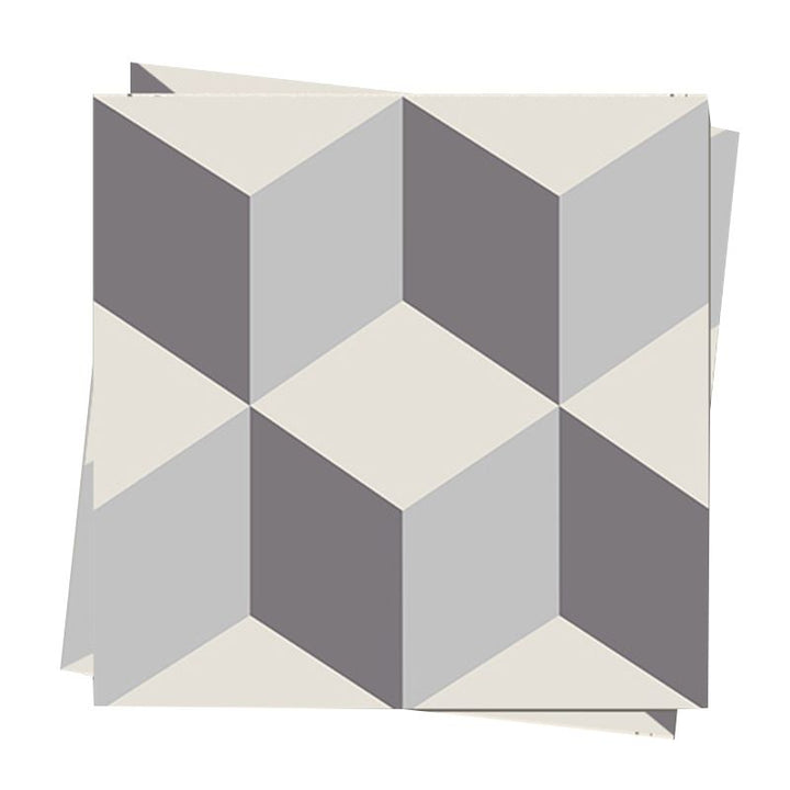 Lisslune | Square Indoor Vinyl Floor Peel and Stick 3D Print Vinyl Floor