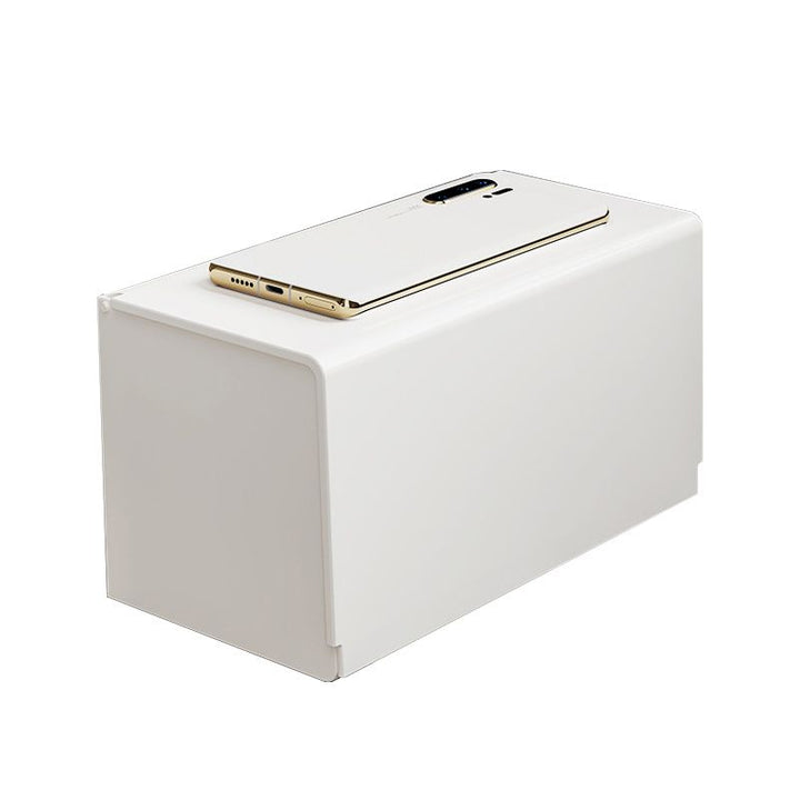 Lisslune | White contemporary bathroom accessories set stainless steel aluminum bathroom set
