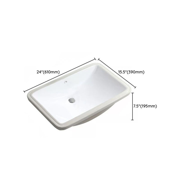 Lisslune | Modern Oval Wash Stand Ceramic Table Installation Sink Bathroom