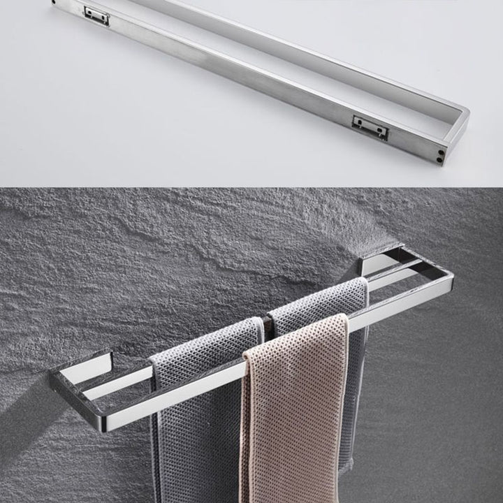 Lisslune | 5-piece modern bathroom accessories as a single item or in a set Polished chrome bathroom set