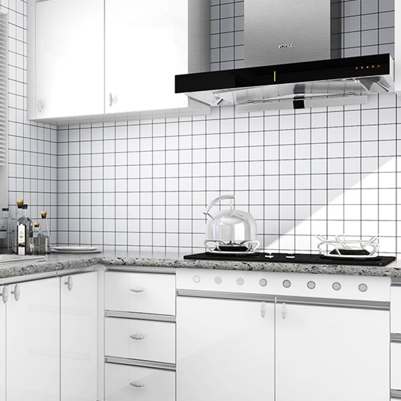Lisslune | Modern Style Wallpaper Kitchen Single Tile Wallpaper with Rectangular Shape