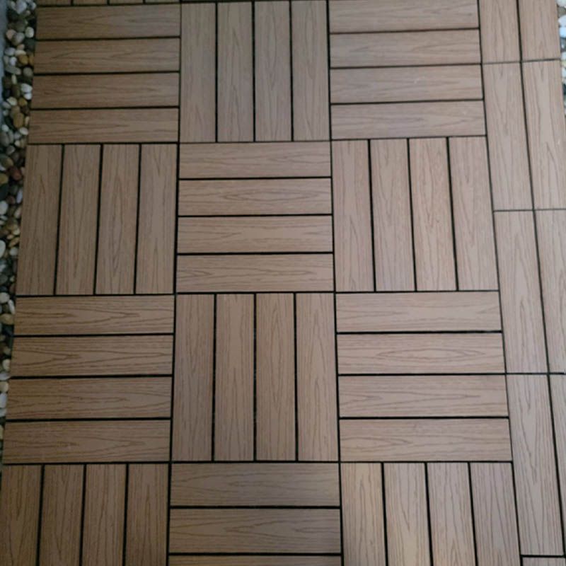 Lisslune | Classic square terrace tiles solid color composite tiles for outdoor use