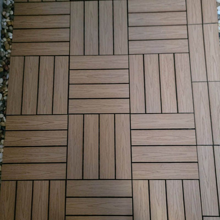 Lisslune | Classic square terrace tiles solid color composite tiles for outdoor use