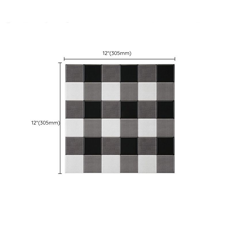 Lisslune | Mosaic tiles for peeling and sticking Modern style wallpaper with square shape