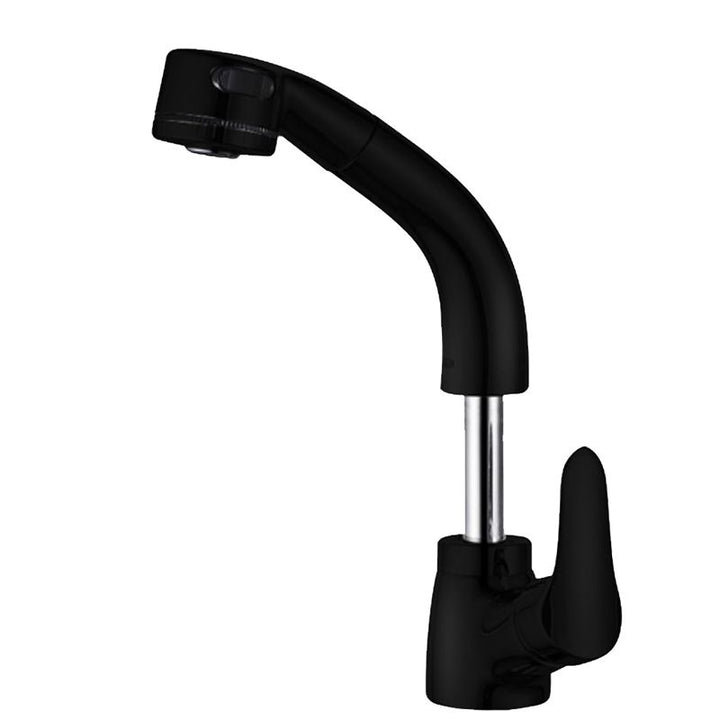 Lisslune | Vessel Sink Bathroom Faucet with Swivel Spout Single Handle Faucet with Pull-Out Spray