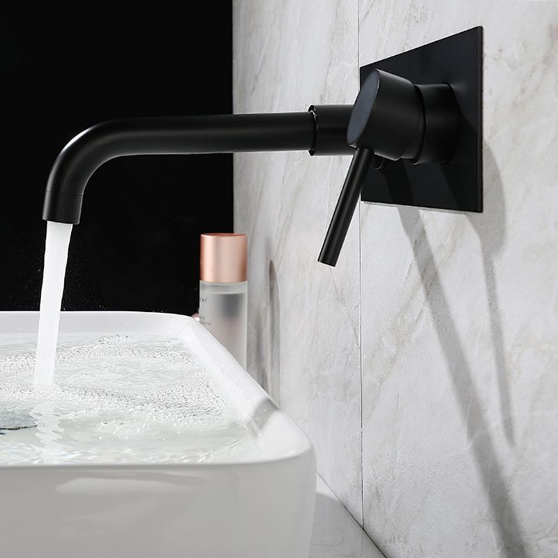 Lisslune | Glam Style Faucet Single Lever Wall Mounted Faucet for Bathroom