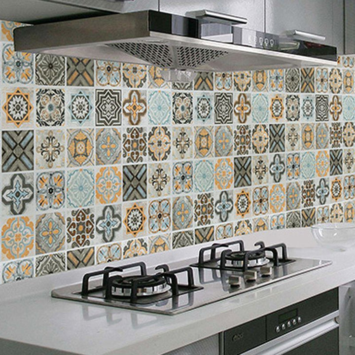 Lisslune | Modern Peel and Stick Splash Guard Wall Tile PVC Wallpaper for the Kitchen