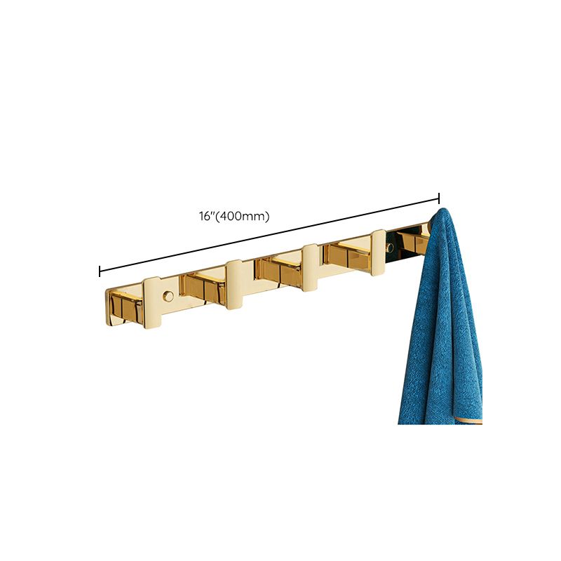 Lisslune | Modern Towel Bar Bathroom Hardware Set Bathroom Shelf Gold Bathroom Accessory Set