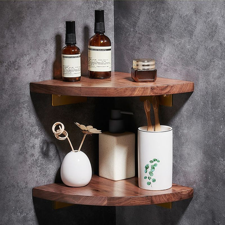 Lisslune | Traditional Bathroom Accessory Set Bathroom Shelf Paper Holder Gold Bathroom Set