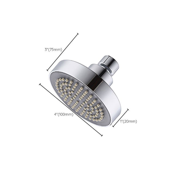Lisslune | Round Small Upper Shower Head Wall Mount Adjustable Shower Head