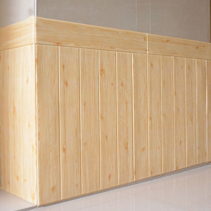 Lisslune | Polygon Peel and Stick Back Wall Tile PVC Wood Peel and Stick Tile