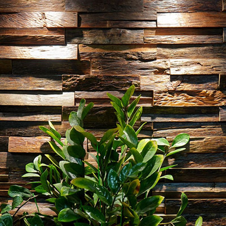 Lisslune | Solid Wood Wall Panel in Country House Style Commercial Living Space Wall Plate (1-Pack)