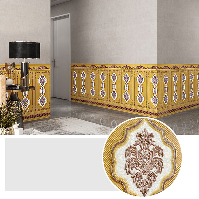 Lisslune | 3D embossed wall panel Glam style waterproof wall panel for the living room