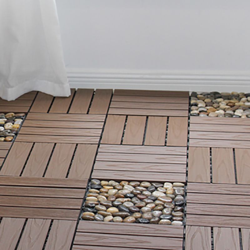 Lisslune | Outdoor Ground Board Strips Composite Waterproof Square Deck Board