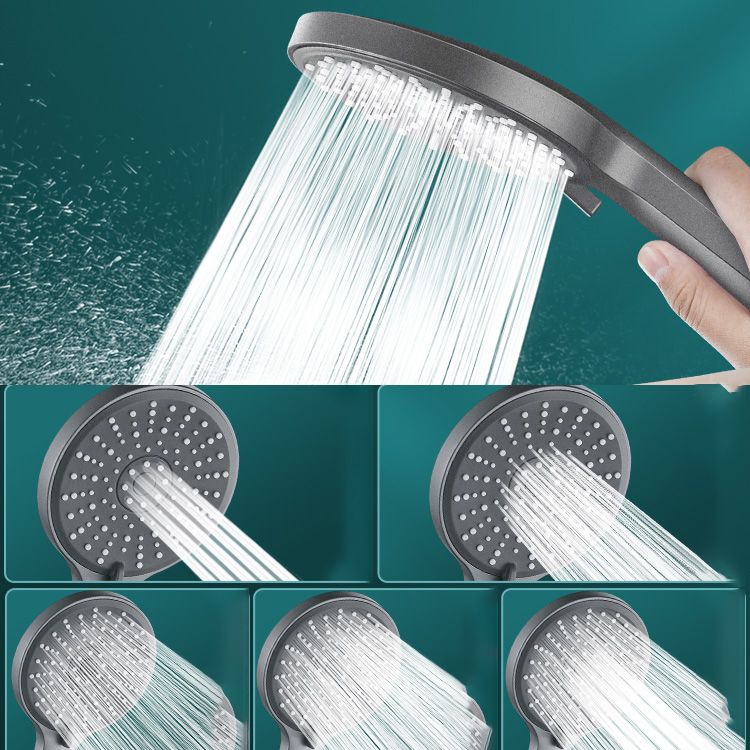 Lisslune | 5-Spray Pattern Handheld Shower Head High Flow Wall Mounted Shower Head