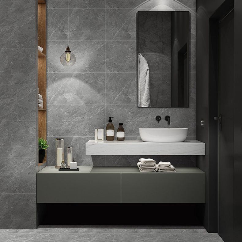 Lisslune | Modern Peel-and-Stick Tiles PVC Wallpaper for Floor and Wall