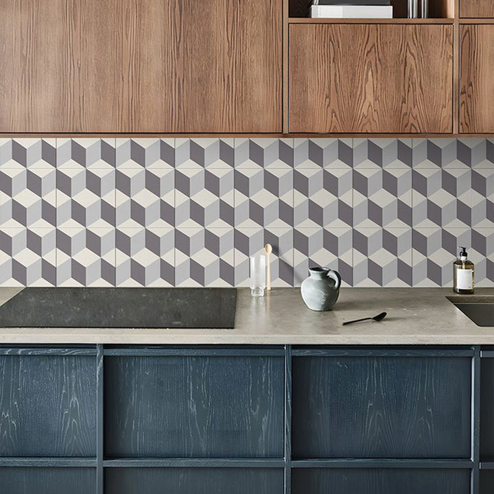 Lisslune | Square Indoor Vinyl Floor Peel and Stick 3D Print Vinyl Floor