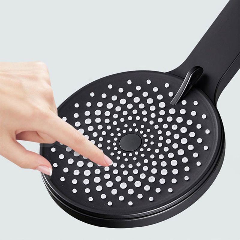 Lisslune | Contemporary round shower head in solid color handheld shower head for the bathroom